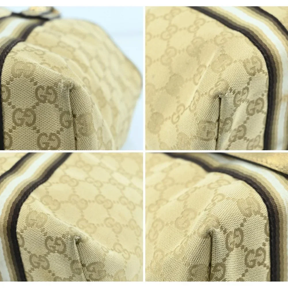 Auth Gucci Sherry Line Gg Pattern Tote #46206G26B - Picture 10 of 12